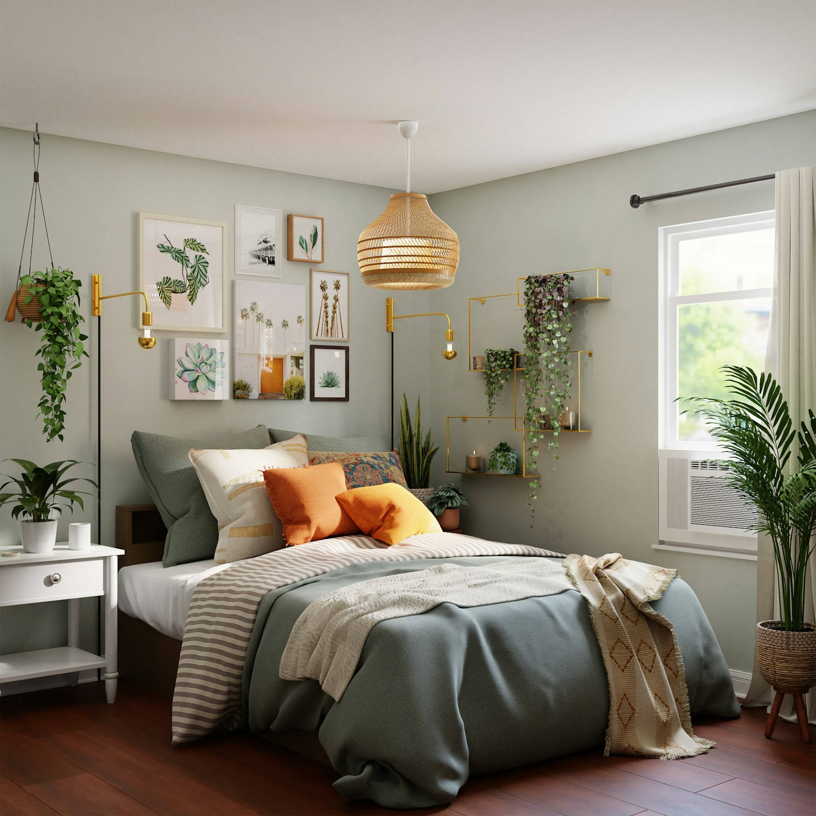 Morning room, a bedroom interior.