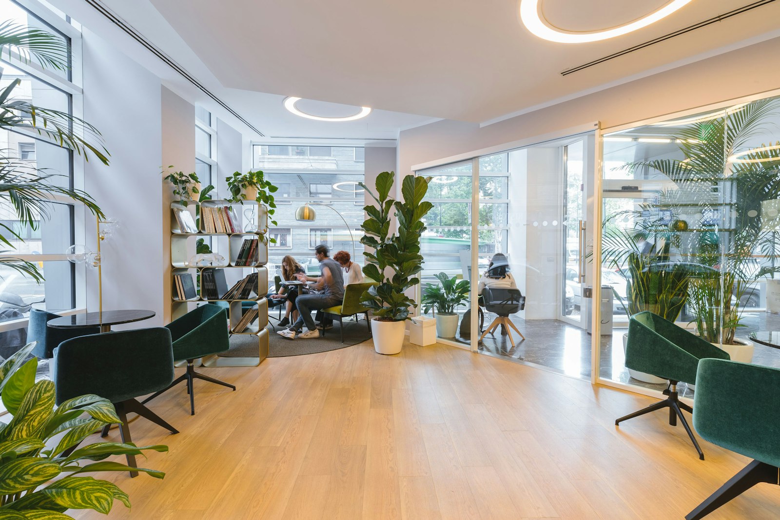 Meeting room, a commercial interior.